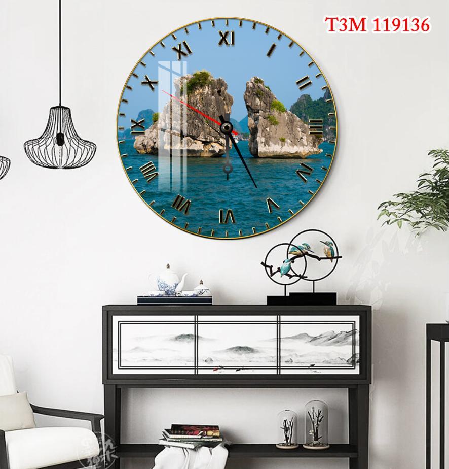Tranh đồng hồ tráng gương Tranh đồng hồ tráng gương
